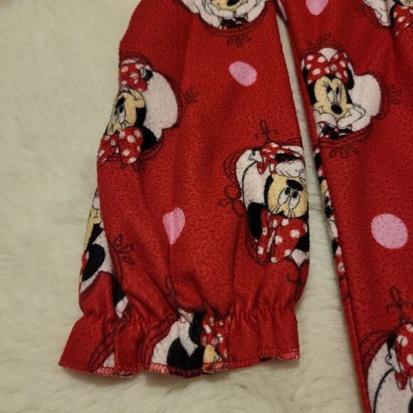 Disney Junior Minnie Mouse toddler girl red long-sleeved night gown - Picture 3 of 8